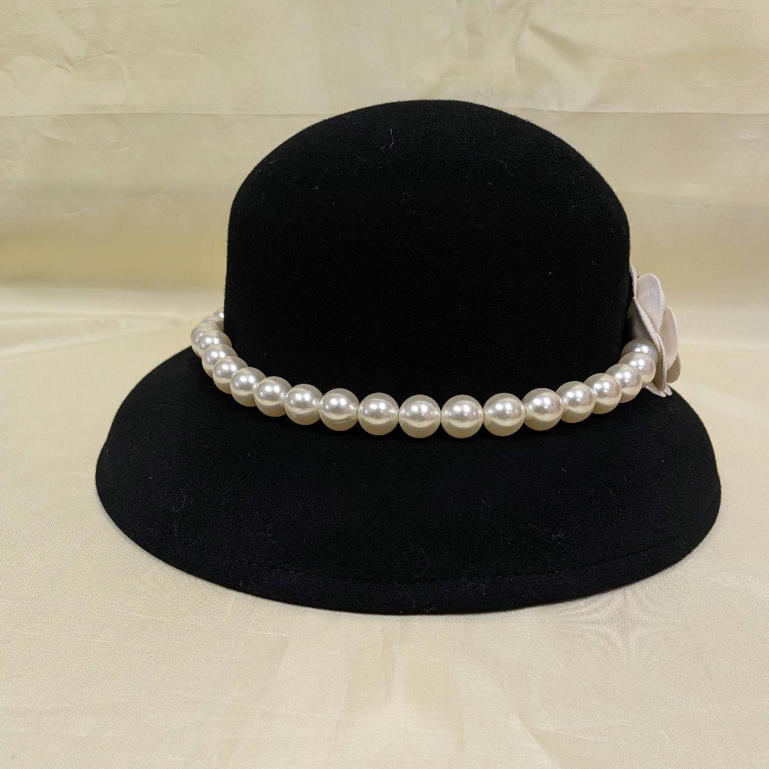 ★エムズグレイシー M'S GRACY　ウール　ハット　帽子　新品タグ付き