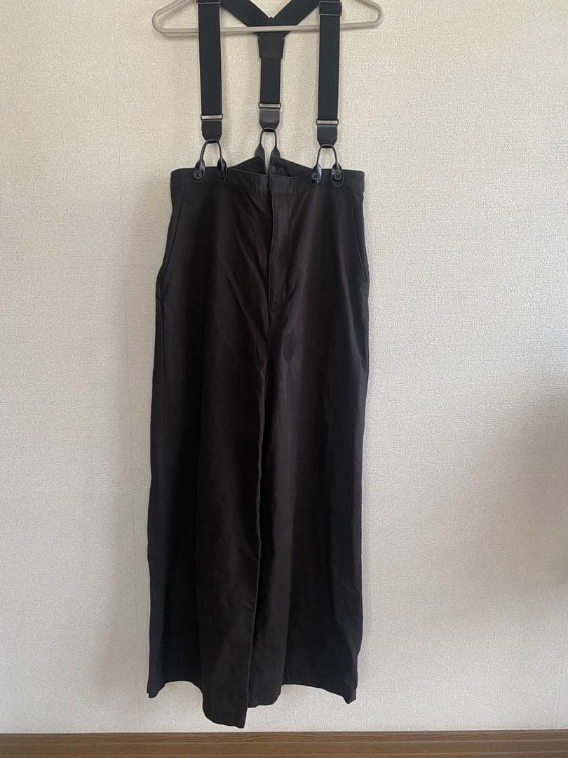 spickandspan サスペンダー付きワーカーパンツ Ｓ