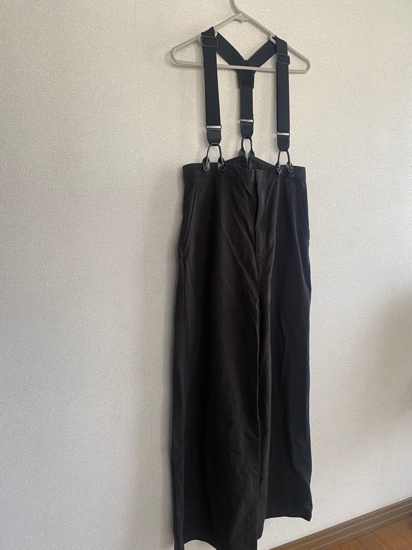 spickandspan サスペンダー付きワーカーパンツ Ｓ