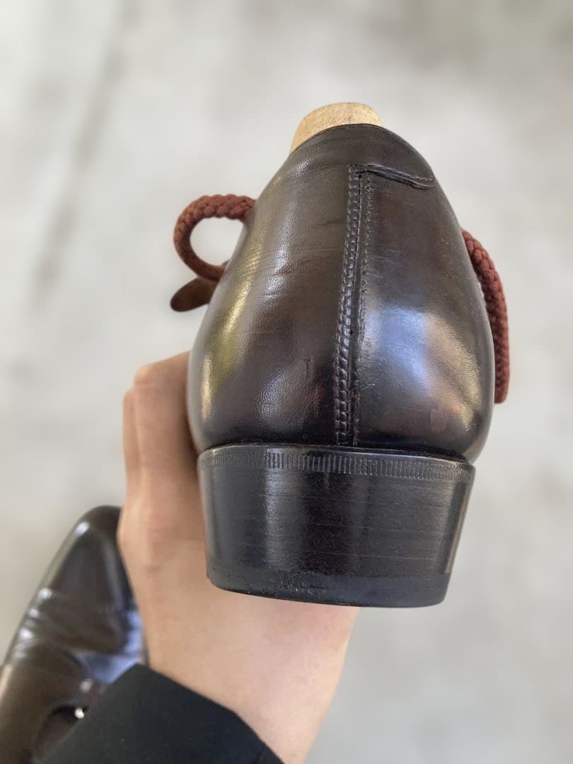 n*x様 ダークブラウン ダブルモンクストラップシューズ