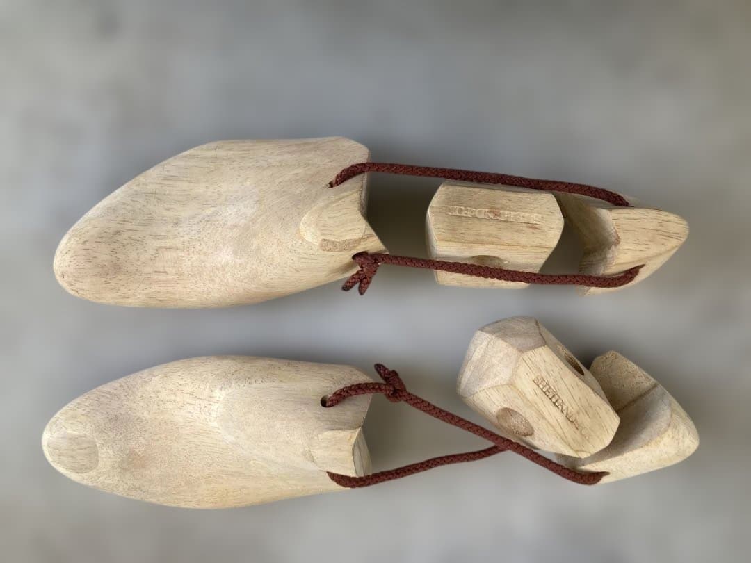 n*x様 ダークブラウン ダブルモンクストラップシューズ