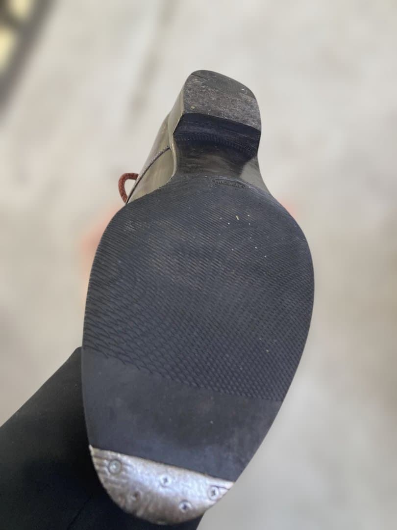 n*x様 ダークブラウン ダブルモンクストラップシューズ