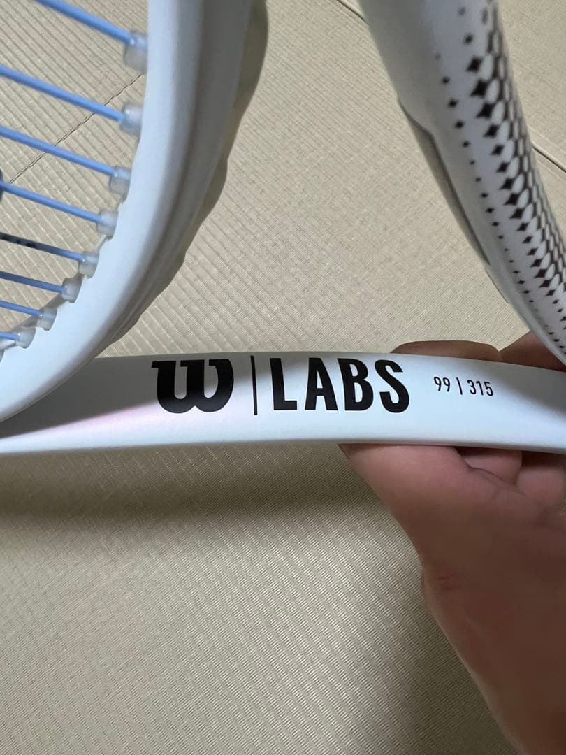 SHIFT テニスラケット ホワイト/ブルー