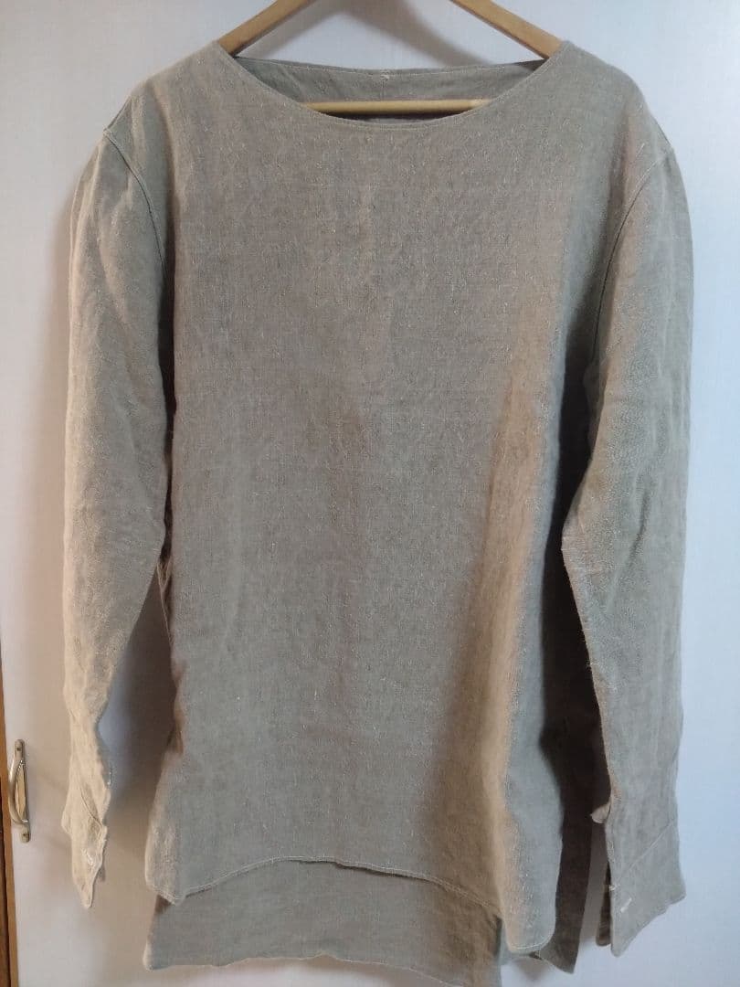 トップス sus-sous SLEEPING SHIRTS VINTAGE LINEN