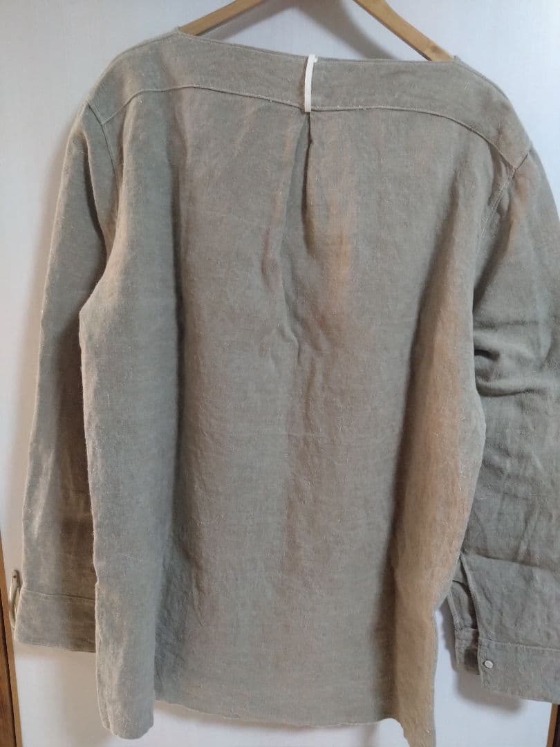 トップス sus-sous SLEEPING SHIRTS VINTAGE LINEN