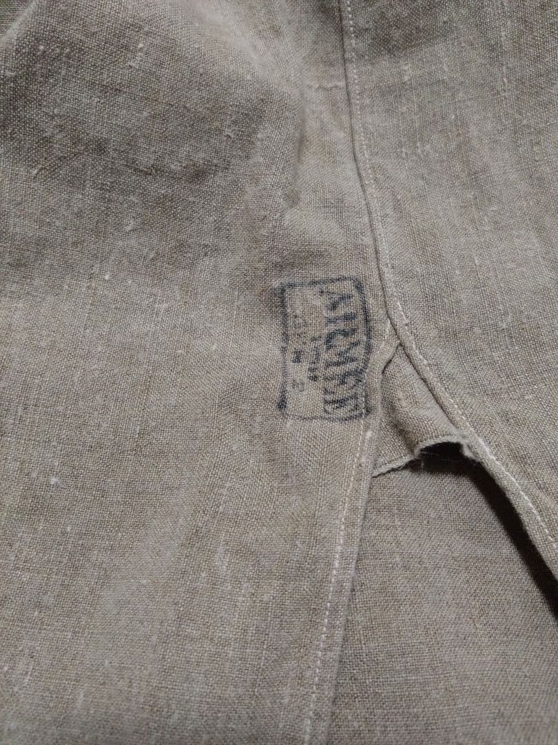 トップス sus-sous SLEEPING SHIRTS VINTAGE LINEN