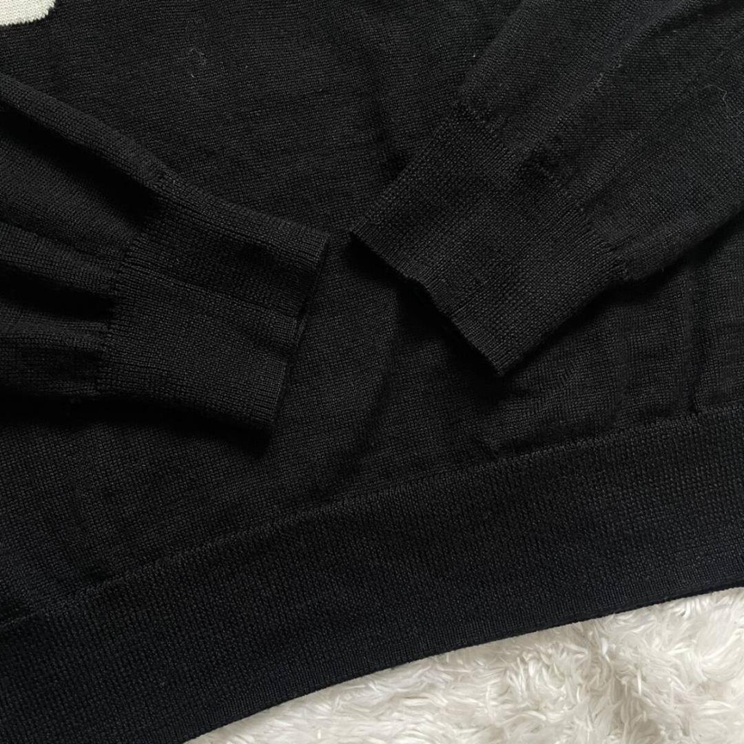 極美品/L✨RUSSELUNO ラッセルノ ニット ルチャワッペン デカロゴ 5