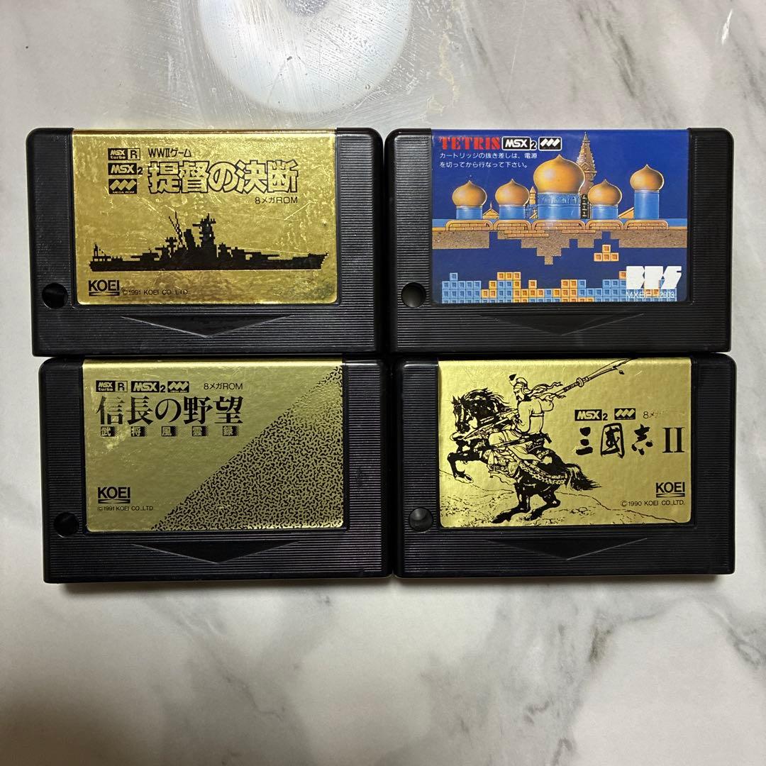 n*6様 msx2 ロムカセット　4本セット