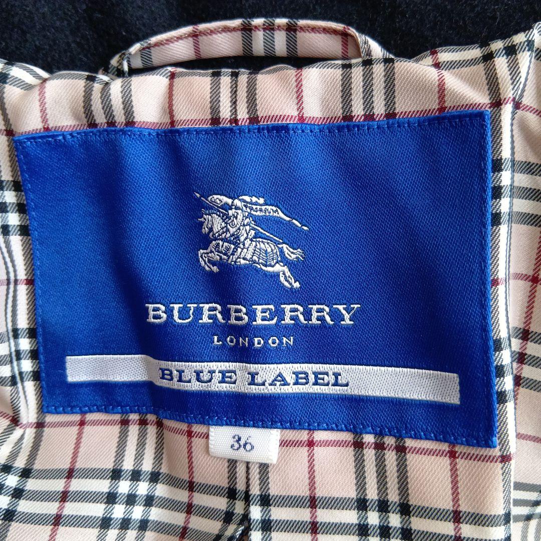 高級感抜群です！バーバリー★フルーレベル★BURBERRY★ブラック★上質コート