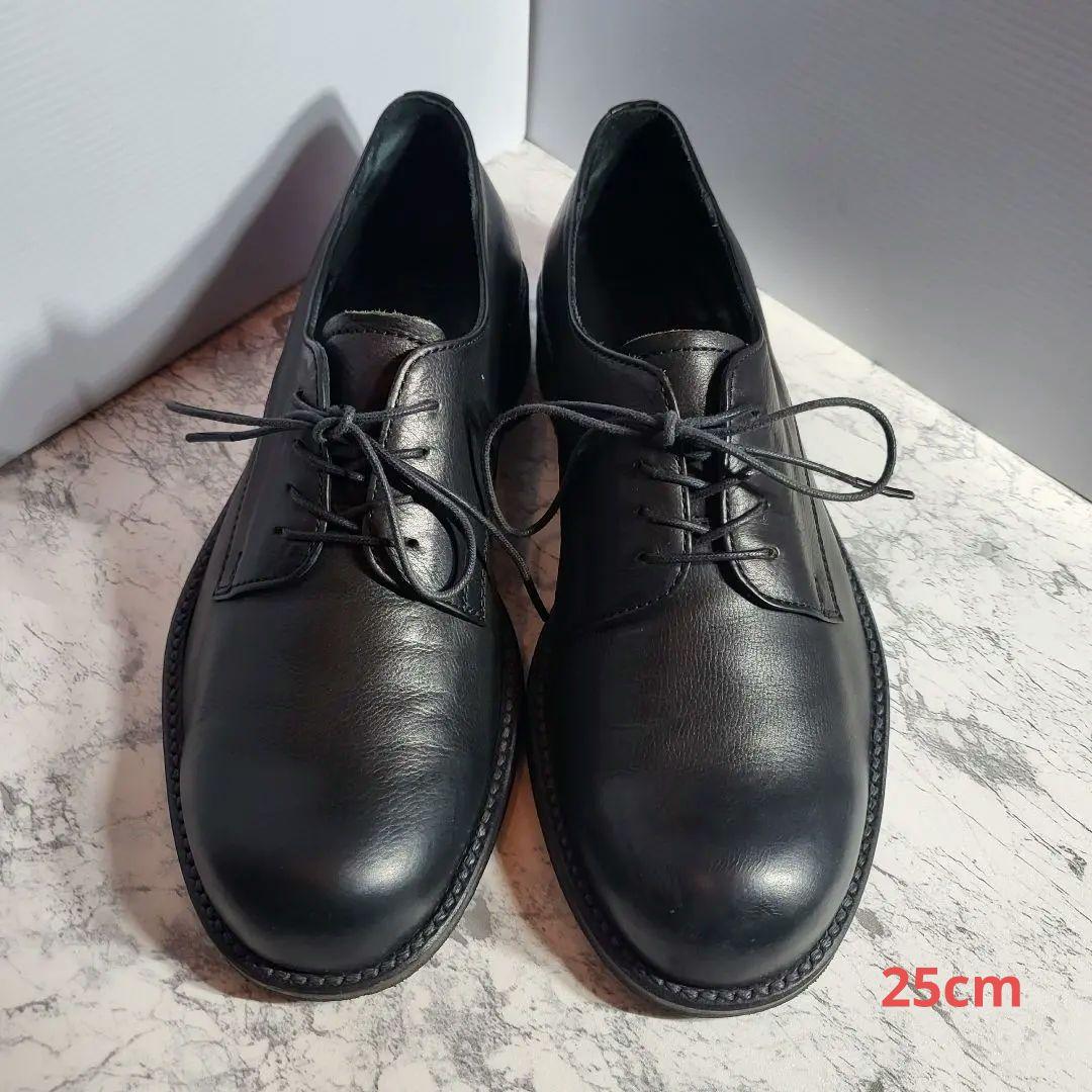 PADRONE パドローネ　プレーントウ　ブラック　25cm相当