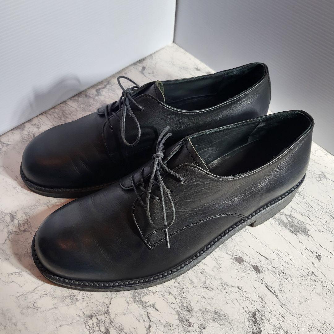 PADRONE パドローネ　プレーントウ　ブラック　25cm相当