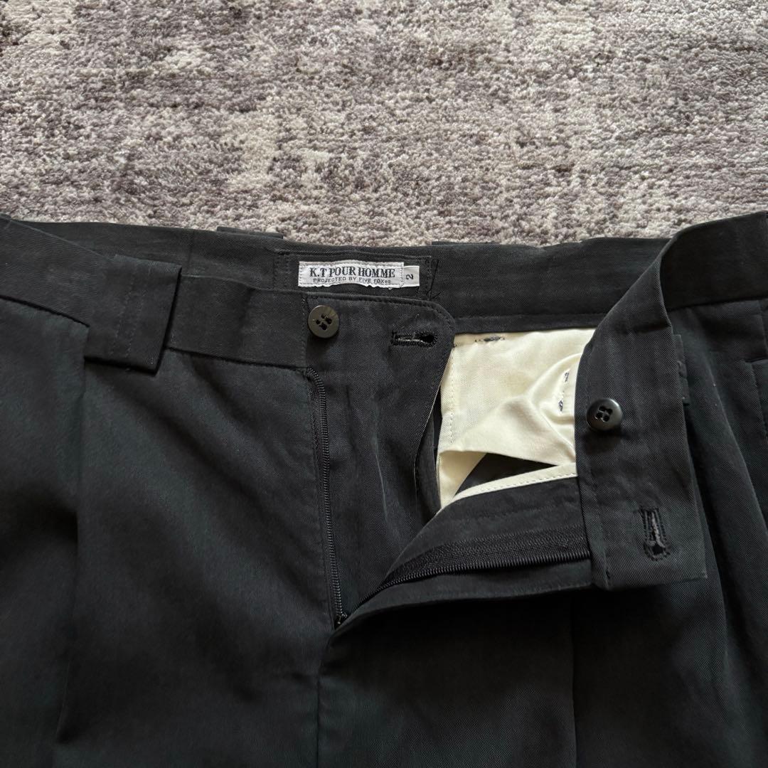 パンツ 90s archive kt pour homme wide slacks