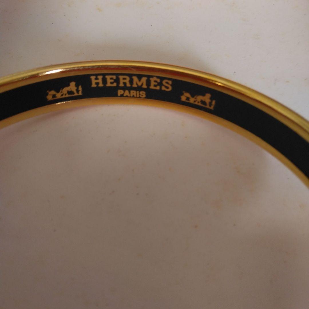 HERMES バングル 赤