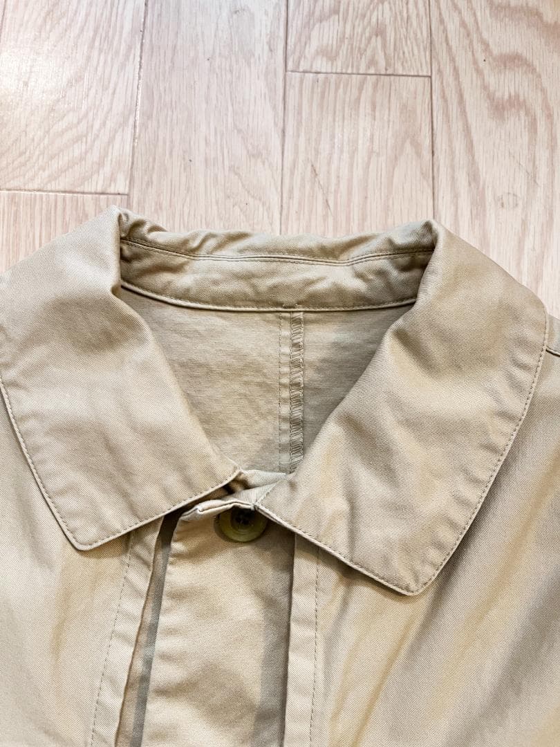 nest Robe コットンツイル 超撥水フロックロングジャケット