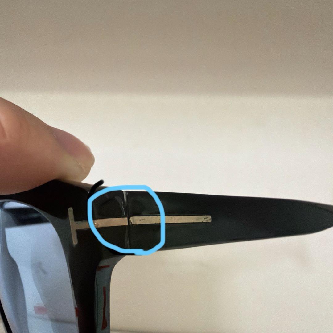 TOM FORD TF5542 ミドルブルー サングラス メガネ　度なし