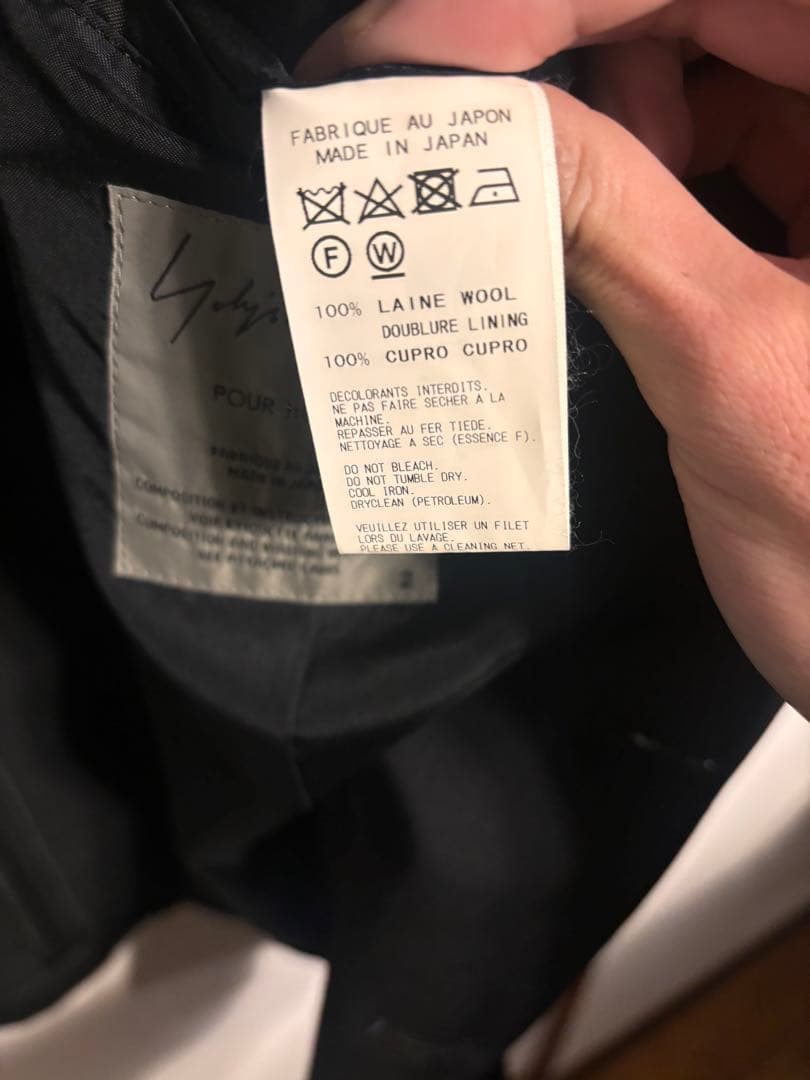 yohji yamamoto 18ss テーラードジャケット