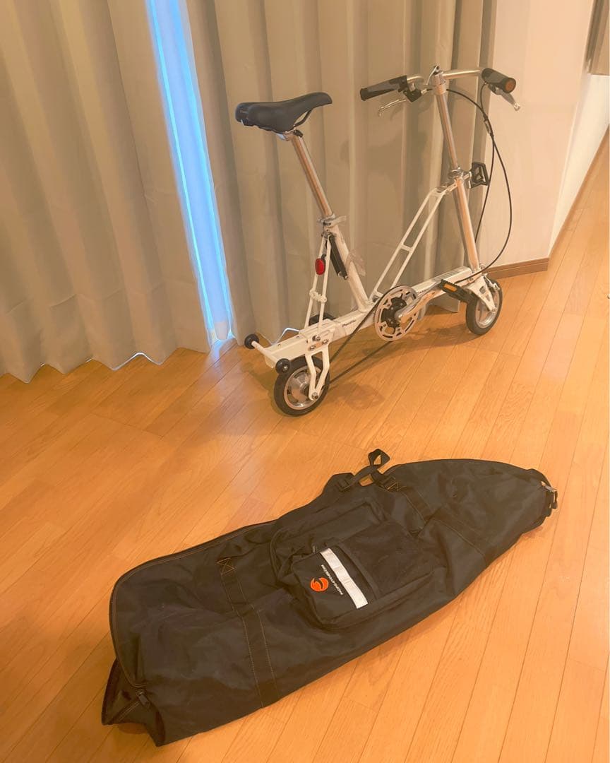 美品 CARRY ME 折りたたみ自転車 キャリーバッグ付き