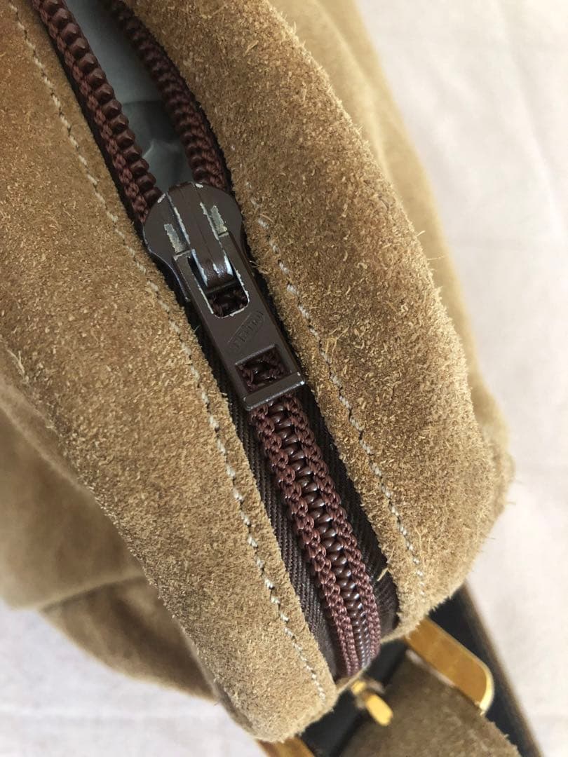 LOEWE ロエベ　ヴィンテージ　スエード　ショルダーバッグ　アナグラム