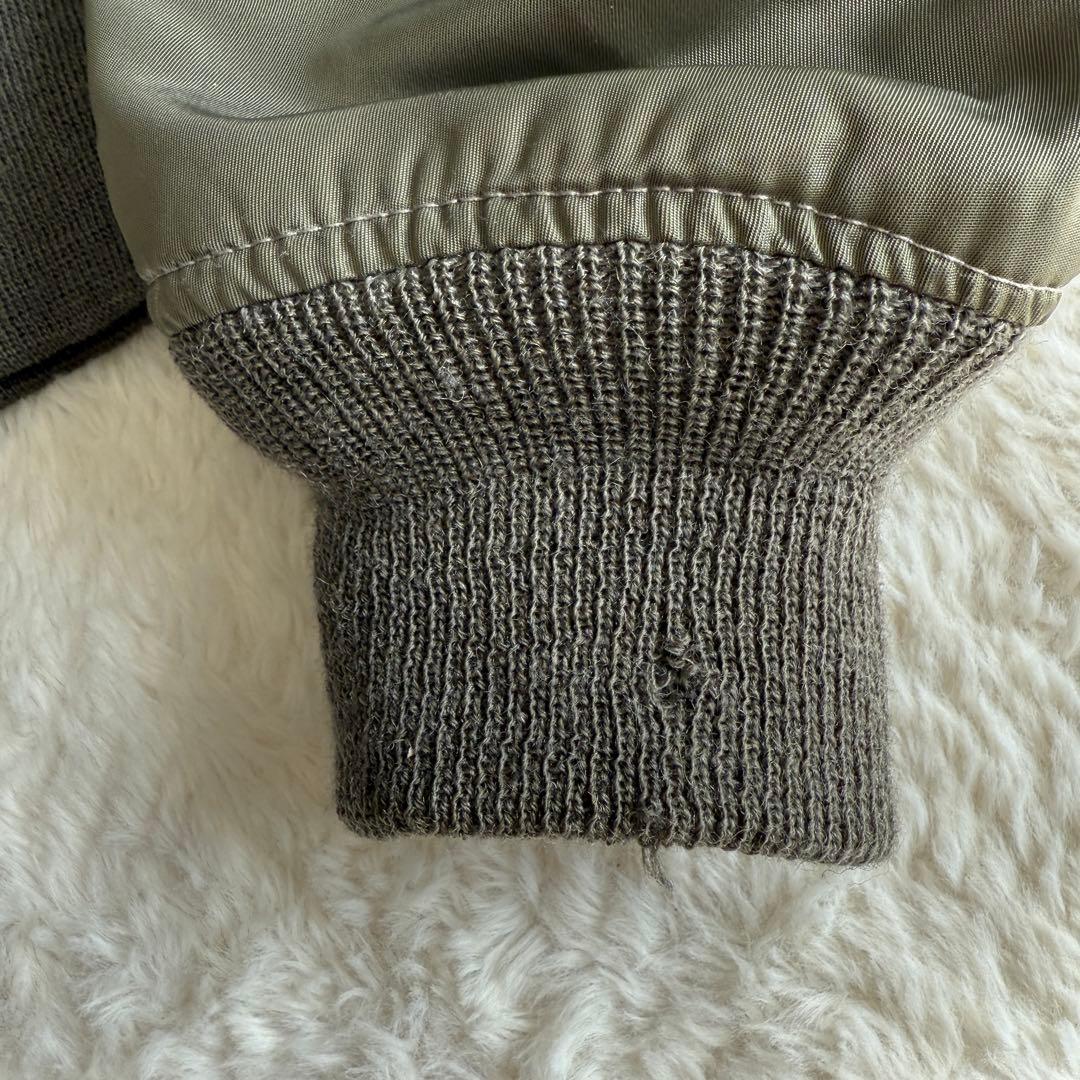 希少モデル✨ AVIREX 25周年記念 MA-1 USA製 丈短 L