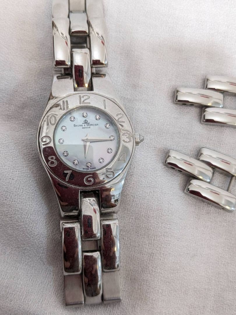 Baume & Mercier ボームアンドメルシェ リネア ダイヤ 腕時計