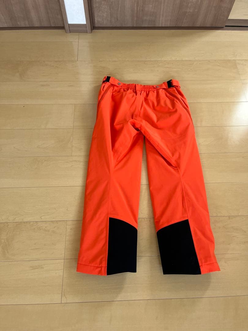 オレンジとネイビーのスキーウェア Mサイズ