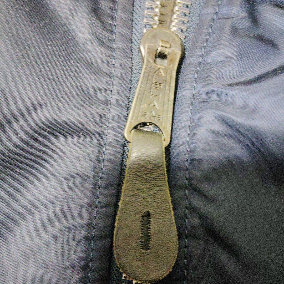 90s USA ALPHA INDUSTRIES MA-1 XL 黒タグネイビー