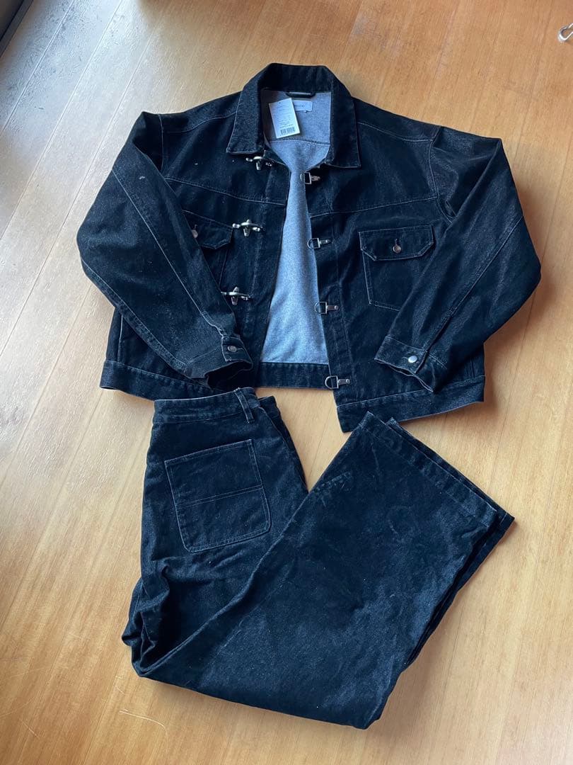 OPENING ACT ベロアファイヤーマンジャケット　パンツ　セットアップ