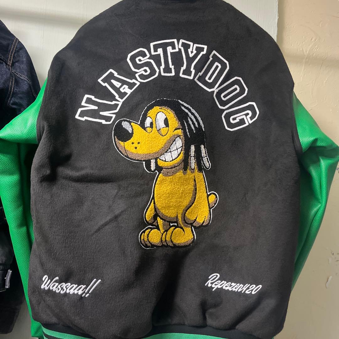 Nasty Dog 刺繍スタジャン Lサイズ