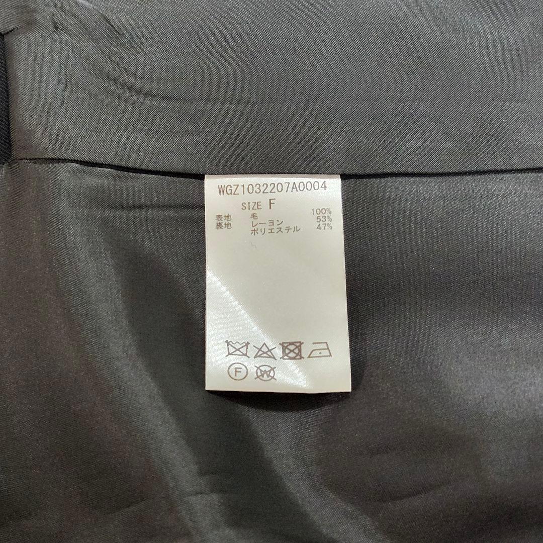 美品☆ウィムガゼット　長谷川京子さんコラボ　カラーレスジャケット　23AW