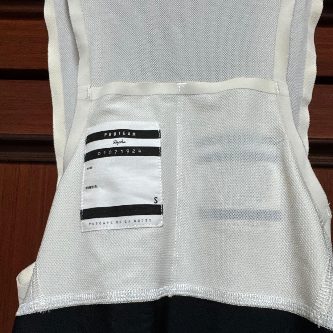 RAPHA ビブショーツ　ホワイト/ブラック Sサイズ