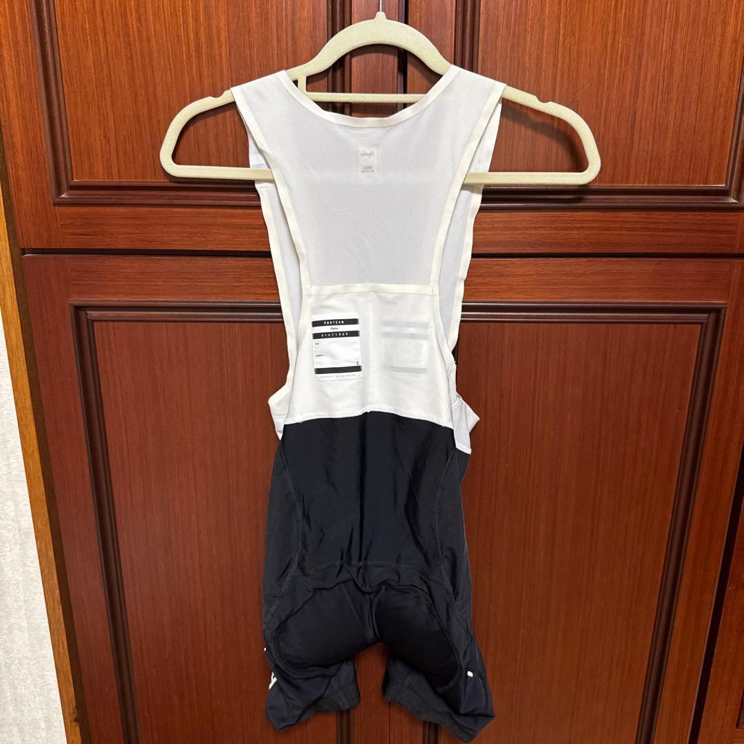 RAPHA ビブショーツ　ホワイト/ブラック Sサイズ