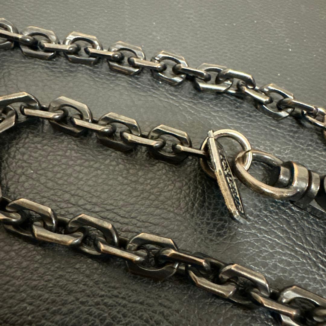 ☆HYSTERIC GLAMOUR☆ウォレットチェーン☆ガンメタ☆65cm☆美品