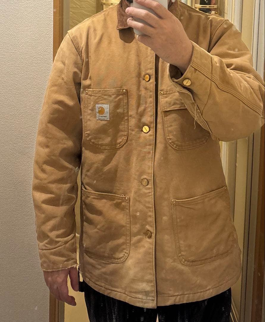 USA製　カーハート　ミシガンチョアコート　カバーオール　デトロイトジャケット