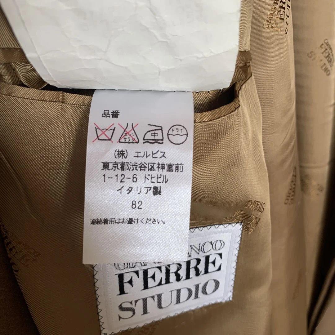 極美品GIANFRANCO FERRE STUDIO ピュアウールロング￼コート