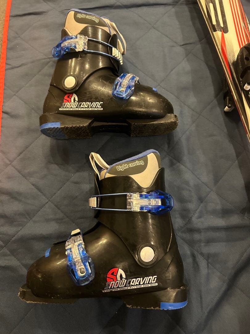 110 120 子供 スキーセット elan ジュニアスキー