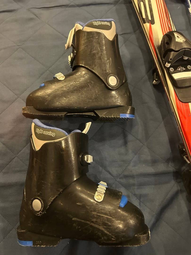 110 120 子供 スキーセット elan ジュニアスキー