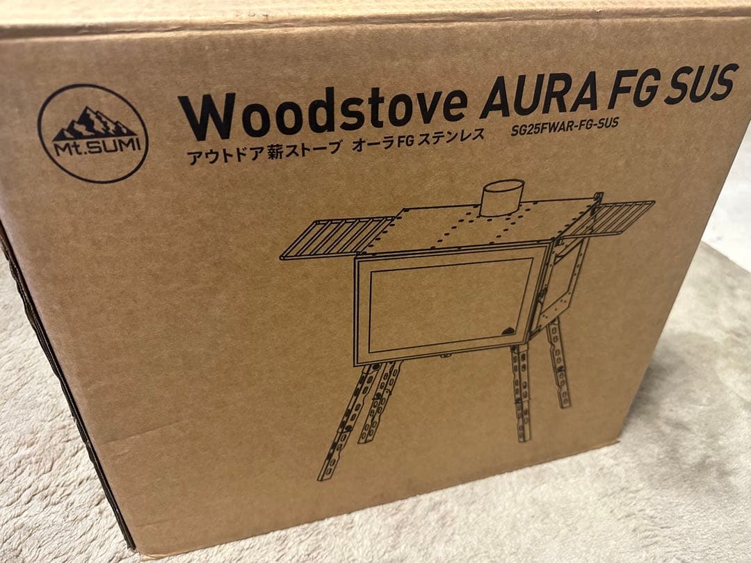 tossy ⭐︎Mt.SUMI アウトドア薪ストーブ オーラ ステンレス