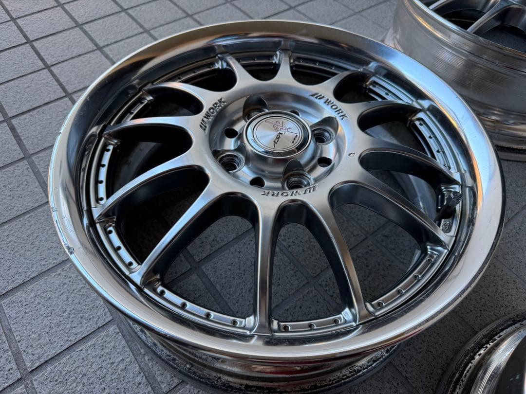 WORK ワーク 戦 XSA 02C 15インチ 5.5J PCD100