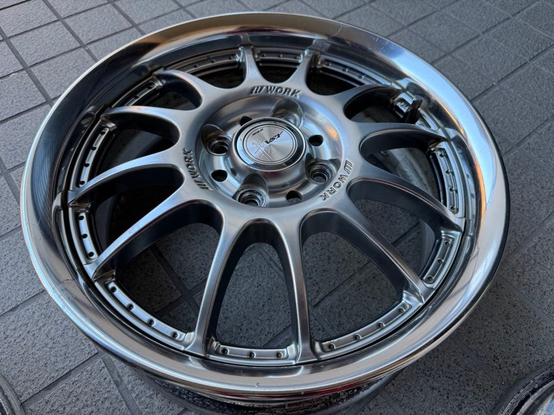 WORK ワーク 戦 XSA 02C 15インチ 5.5J PCD100