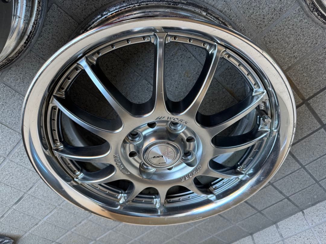 WORK ワーク 戦 XSA 02C 15インチ 5.5J PCD100
