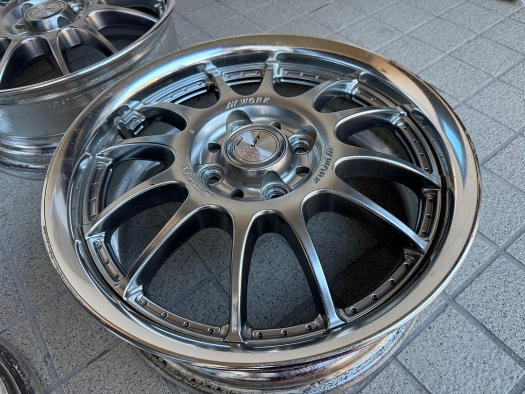 WORK ワーク 戦 XSA 02C 15インチ 5.5J PCD100