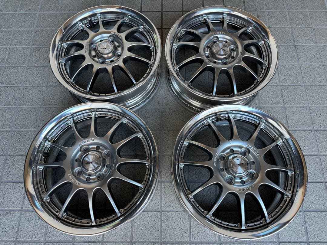 WORK ワーク 戦 XSA 02C 15インチ 5.5J PCD100