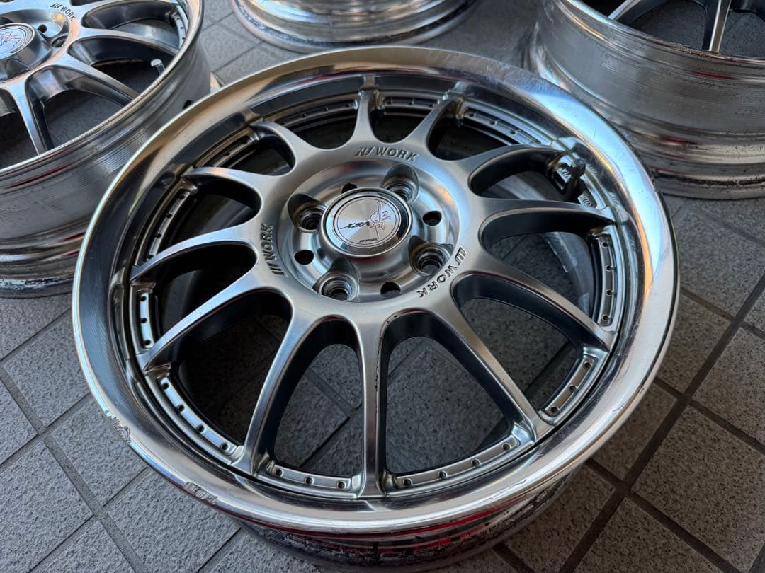 WORK ワーク 戦 XSA 02C 15インチ 5.5J PCD100