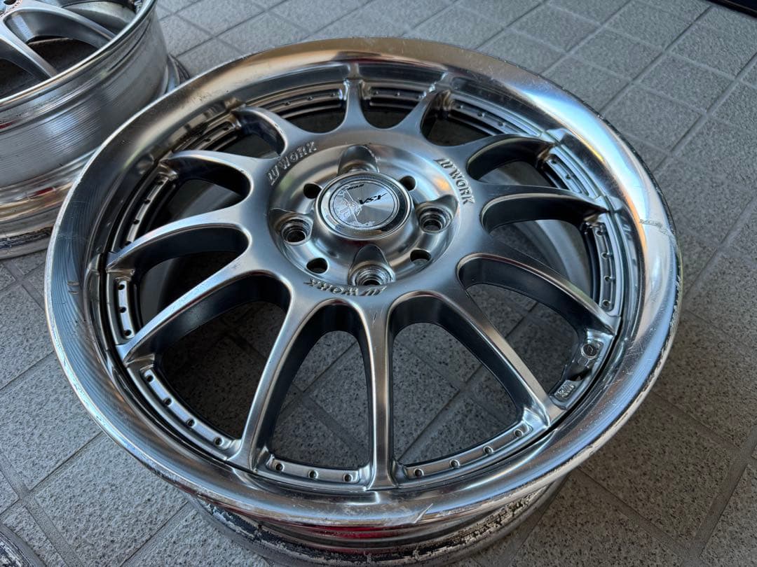 WORK ワーク 戦 XSA 02C 15インチ 5.5J PCD100