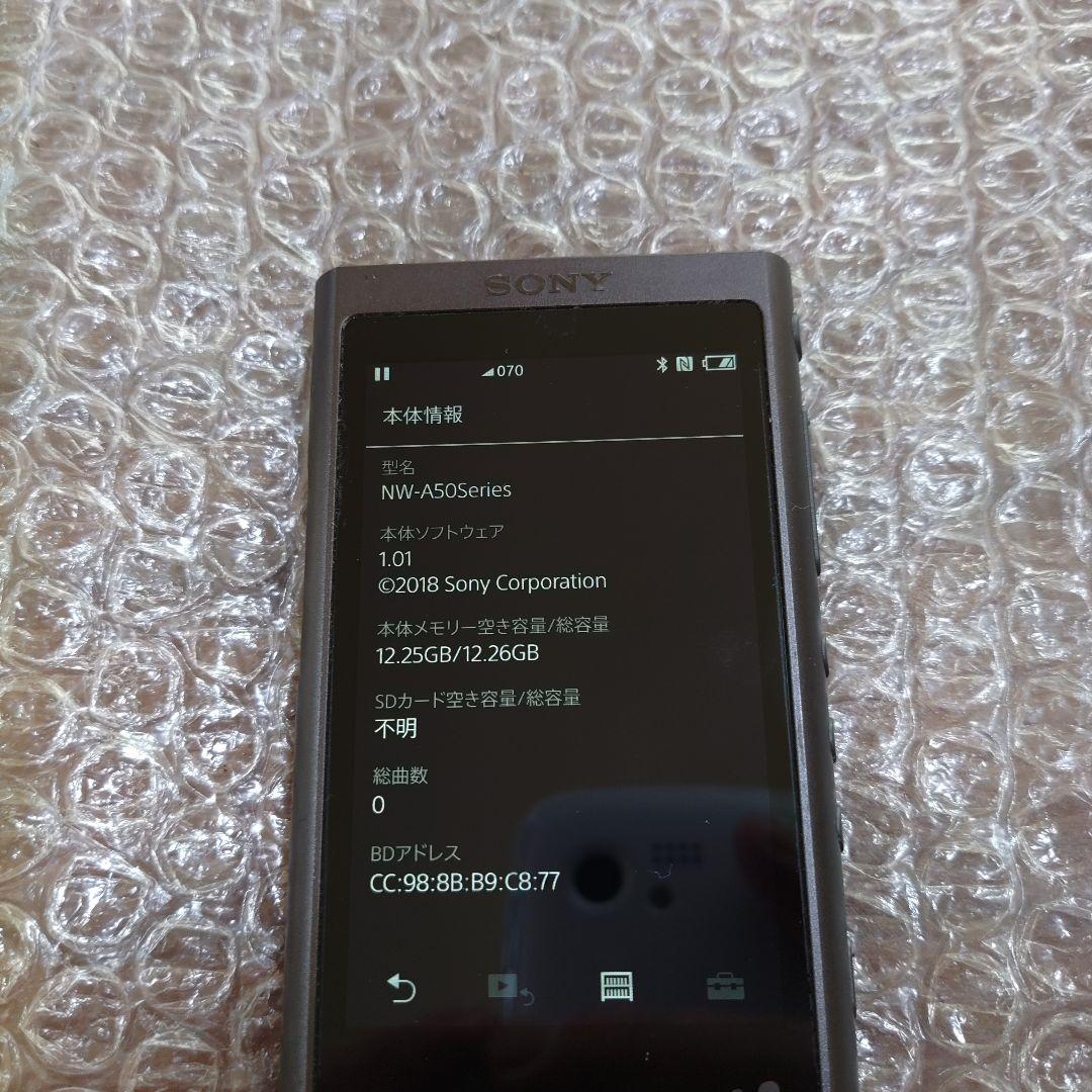 ソニーウォークマン　NW−A55　管理ナンバー6562