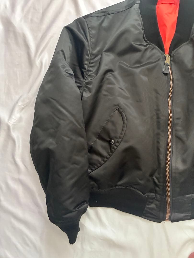 レア USA製 コリンス CORINTH MA-1 ブラック アメリカ製 XXL