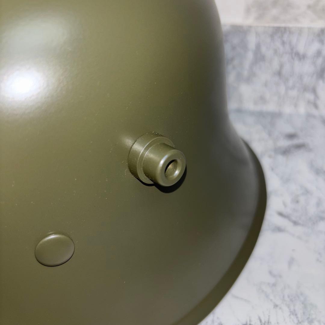 第一次世界大戦 帝政ドイツ軍　M16ヘルメット スチール製　角付ヘルメット