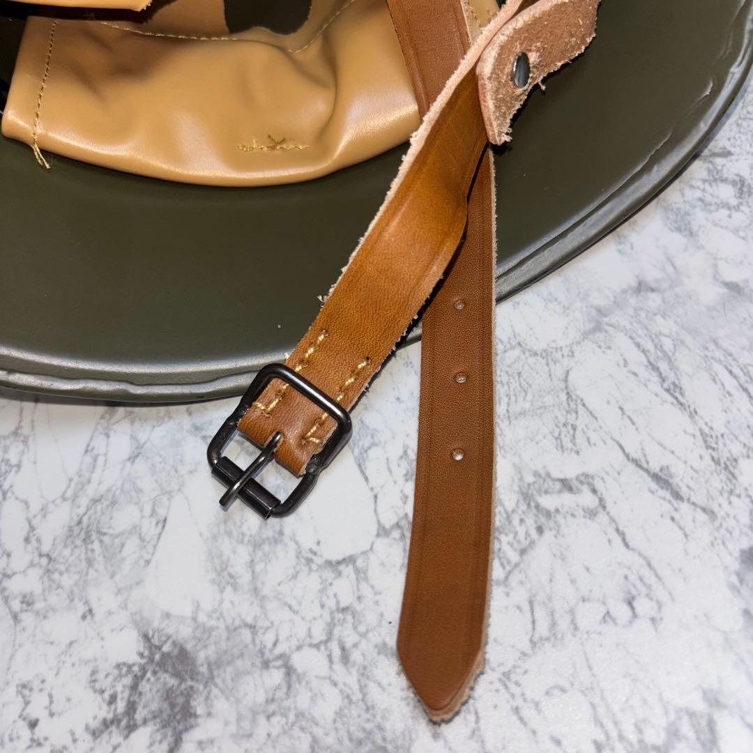 第一次世界大戦 帝政ドイツ軍　M16ヘルメット スチール製　角付ヘルメット