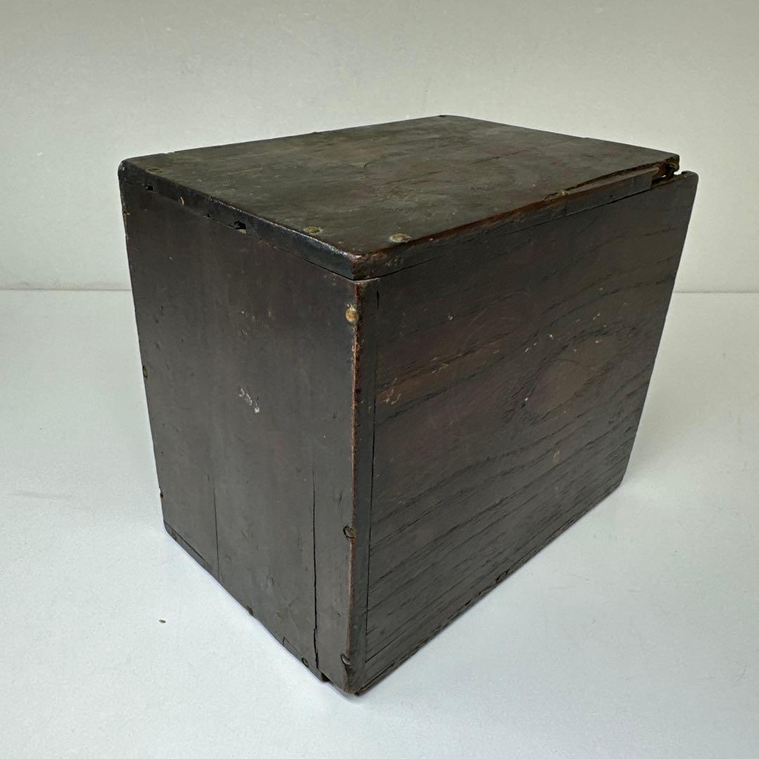 骨製麻雀牌　唐木箱付　東Y7-0428①