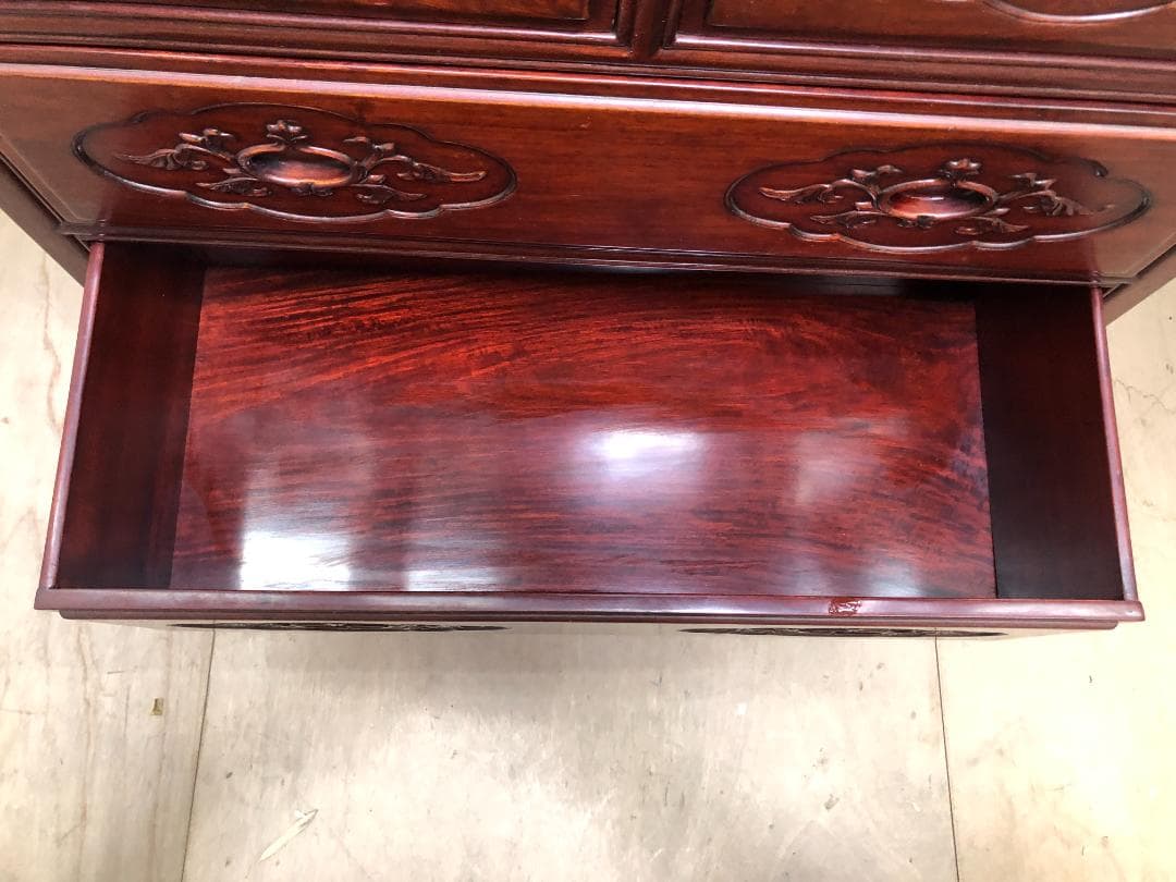 無垢材 チェスト 木製 収納家具 洋服タンス　アンティーク 　250309-3